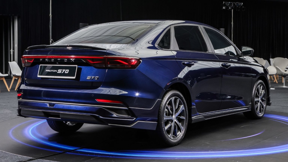 Rear view of the Proton S70. — SoyaCincau pic 