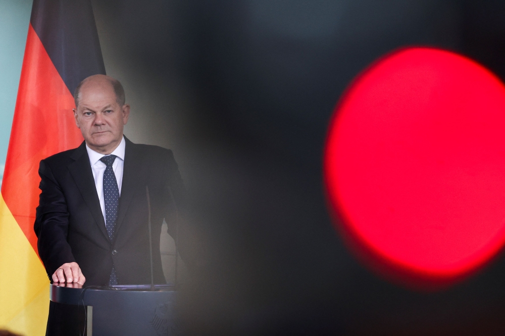 German Chancellor Olaf Scholz said the government would end a scheme to cap energy prices by the end of this year, but promised to act quickly if prices shot up again. — Reuters pic