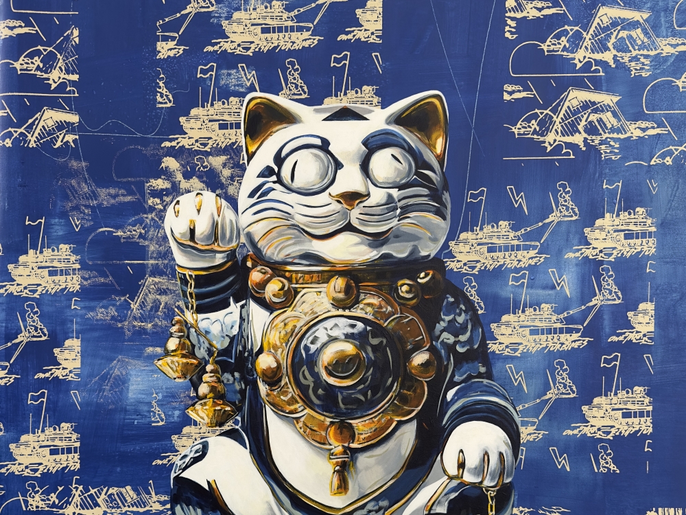 In his latest solo art exhibition ‘Pretty Ugly’, Powell explores today's hottest issues. — Picture courtesy of Thomas Powell 