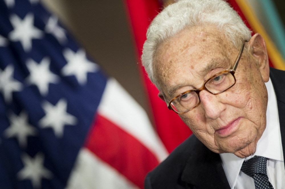 Former US secretary of state Henry Kissinger, a key figure of American diplomacy in the post-World War II era, died November 29, 2023 at the age of 100, his association said. — AFP pic 