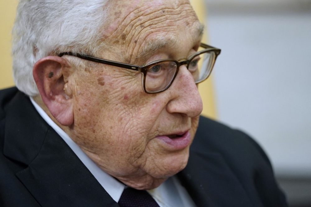 Former US secretary of state Henry Kissinger, a key figure of American diplomacy in the post-World War II era, died November 29, 2023 at the age of 100, his association said. — AFP pic 