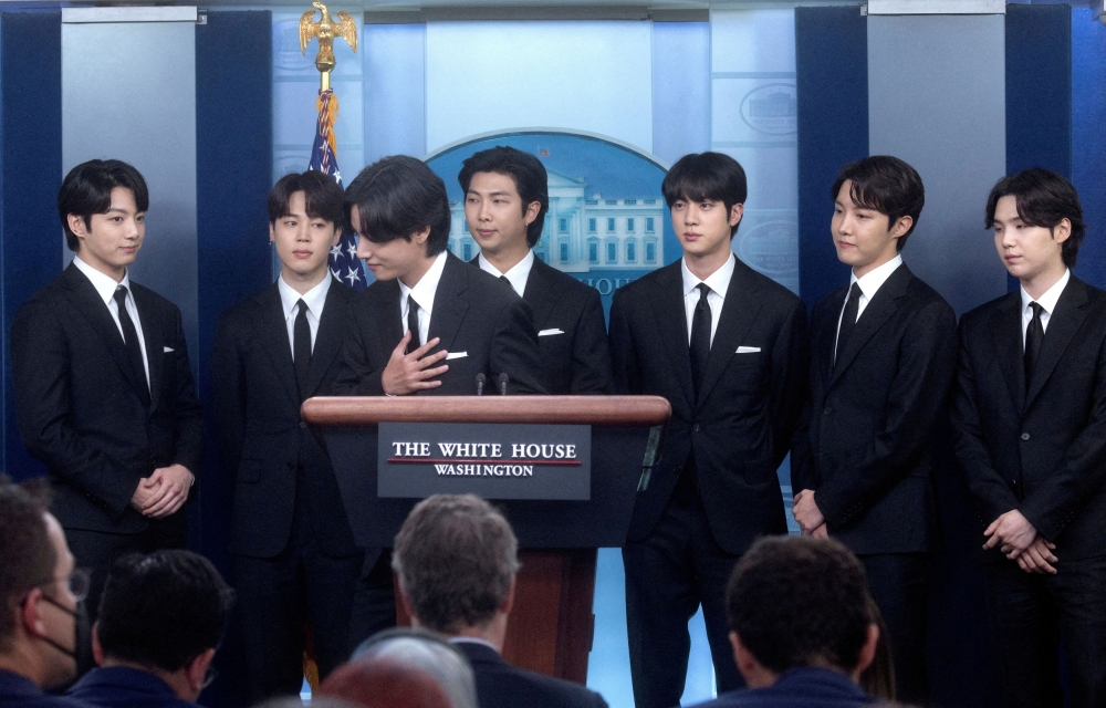 The remaining four members of K-pop supergroup BTS will begin their military service in mid-December, joining the three who are already serving, South Korea’s Yonhap news agency reported on Wednesday. — Reuters pic