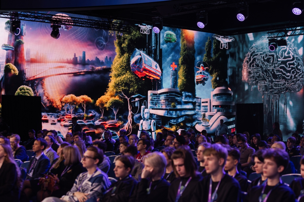 Leading international conference AI Journey 2023 was streamed in Arabic for the first time, in addition to Russian and English. — Picture courtesy of Sberbank