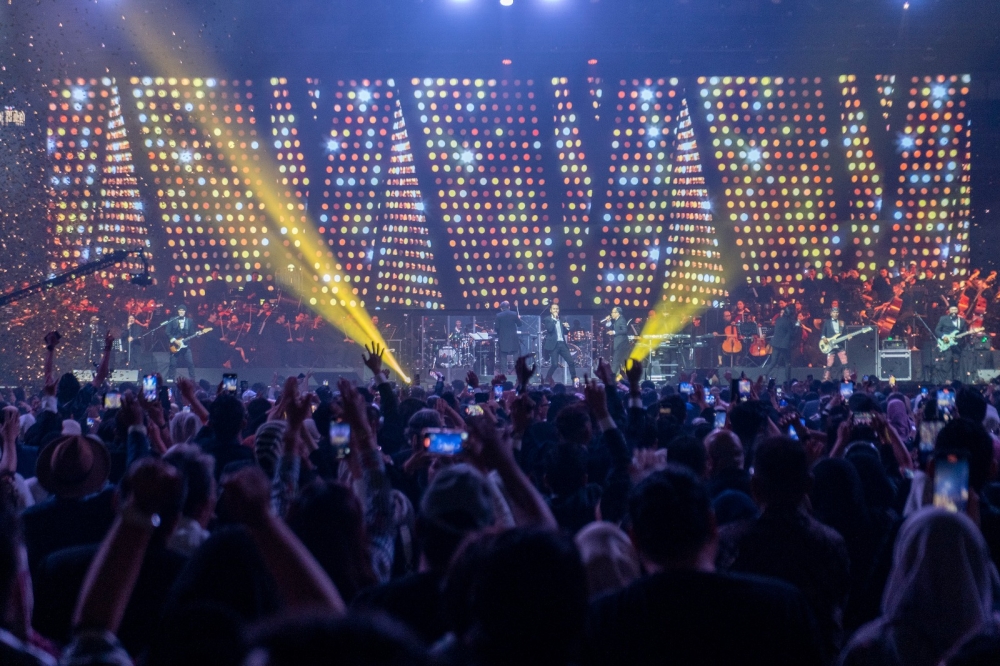 Dewa 19 at the Dewa 19 Night at The Orchestra Chapter 5 Live in Malaysia concert last October. — Picture by Shafwan Zaidon