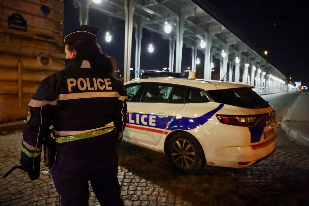 One person died and another was injured after an assailant attacked passersby in central Paris near the Eiffel Tower, Interior Minister Gerald Darmanin said on Saturday on social media. — Reuters pic