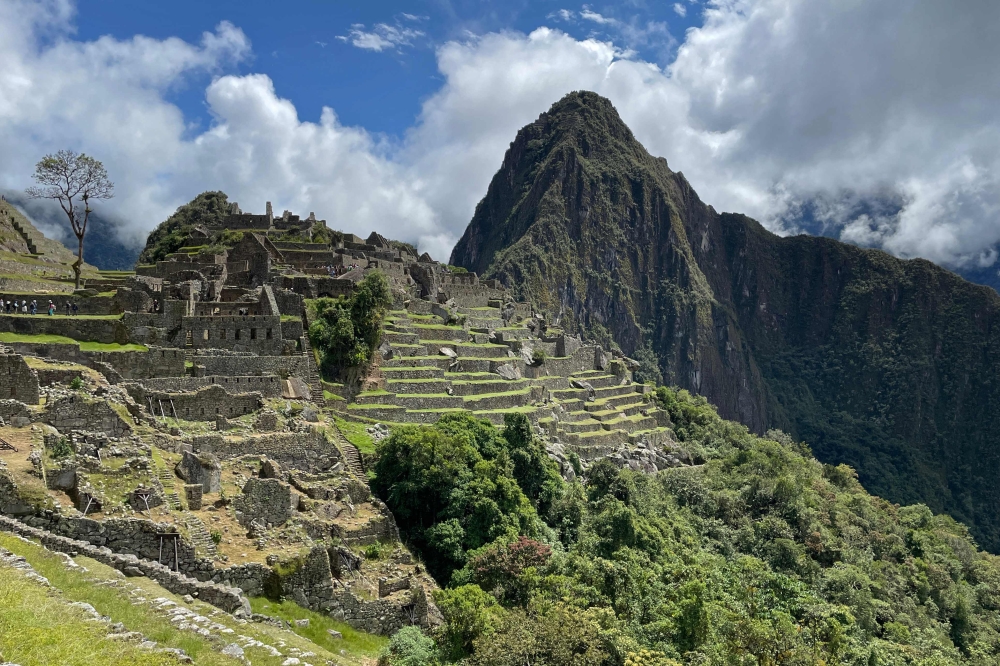 General view of the ancient Inca citadel of Machu Picchu in the Urubamba valley, seventy-two kilometres from the Andean city of Cusco, taken on April 21, 2023. — AFP pic