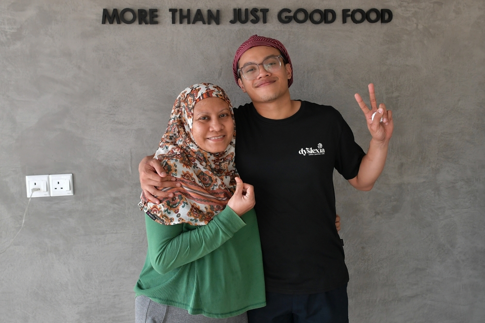 Amer Adham is appreciative of his mother, Nor Haslinda Mohd Hanafiah, 48, for her unwavering support. — Bernama pic