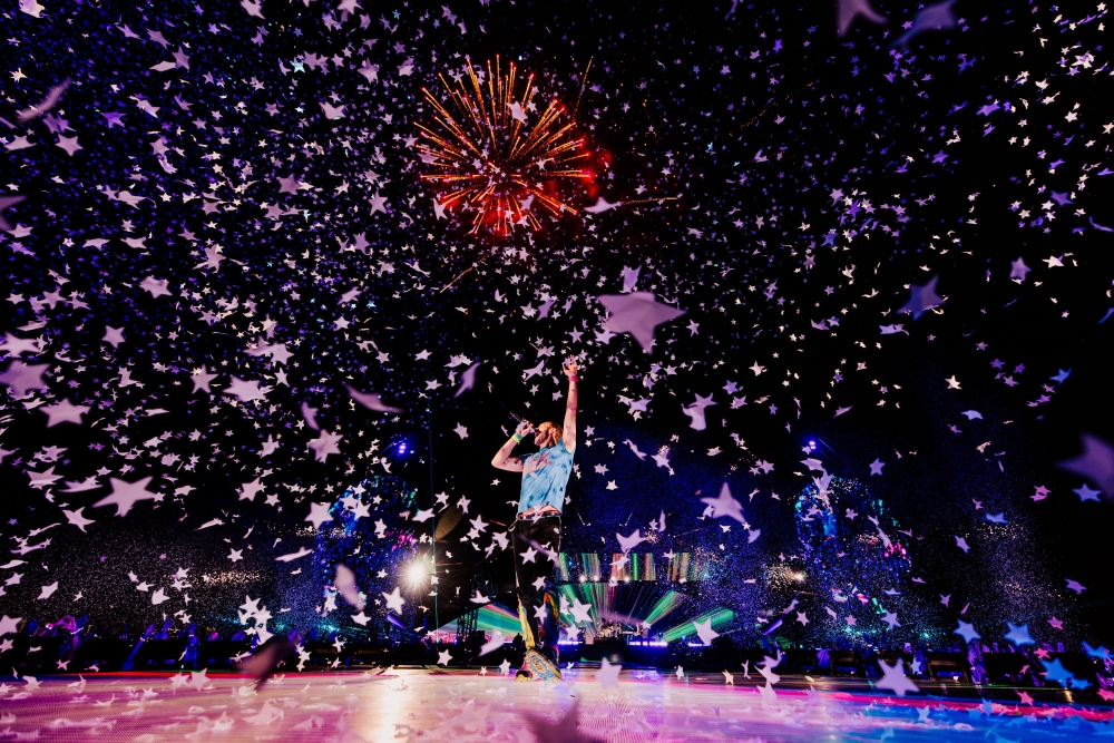 British rock band Coldplay’s first-ever concert in Malaysia last month had a record attendance of 75,000. — Picture by Ana Lee