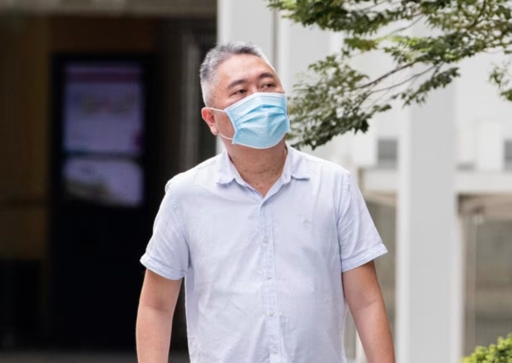 Ng Teck Chuan arrives at the State Courts in Singapore December 6, 2023. — TODAY pic 