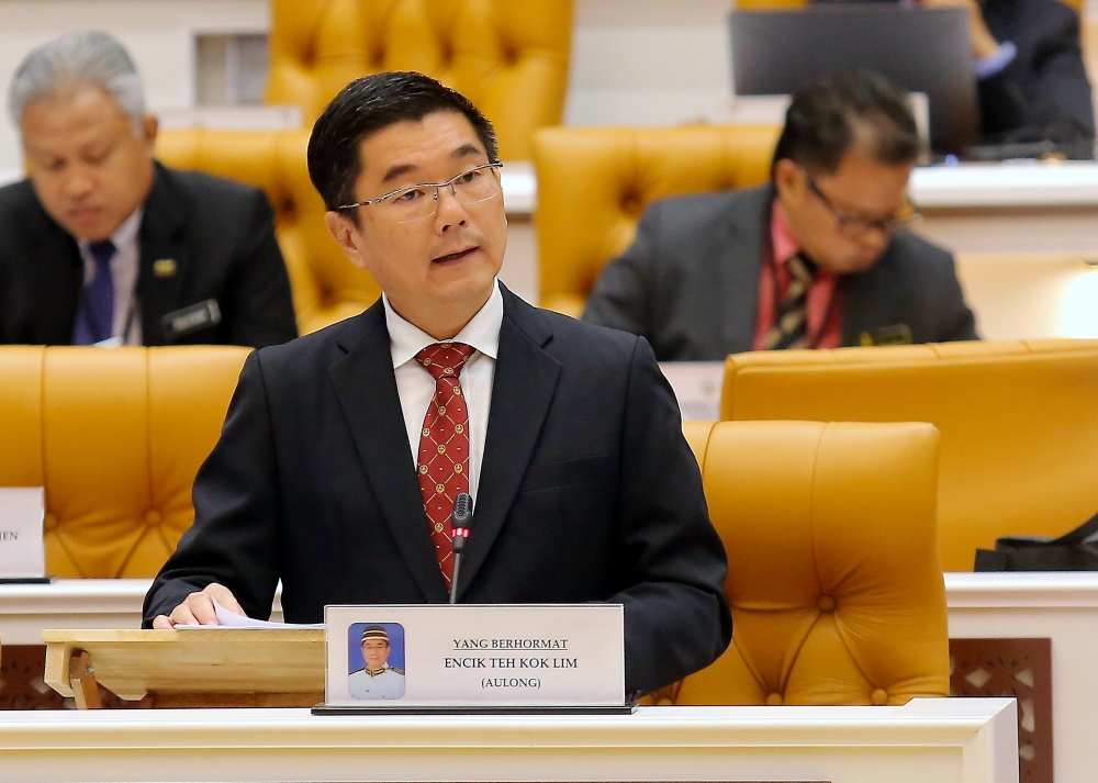 Perak Science, Environment and Green Technology Committee chairman Teh Kok Lim said it was a step to deal with the issue of ‘climate change action’ in line with the initiatives outlined in Perak Sejahtera 2030. — Bernama pic 