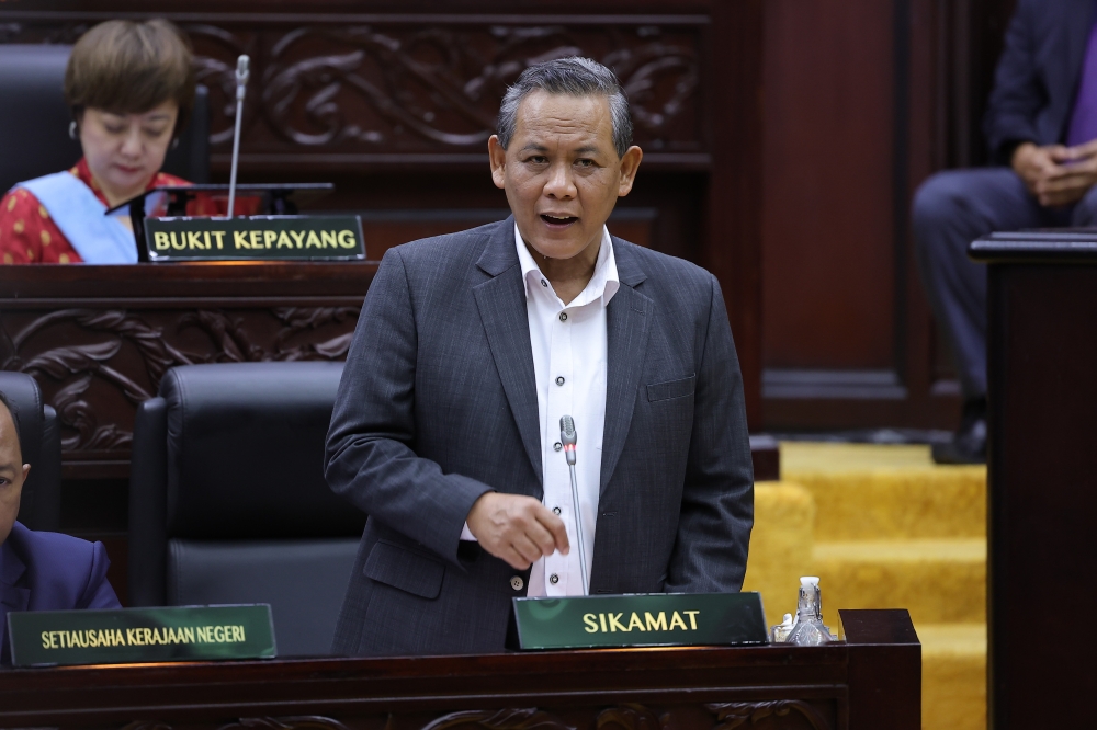Negeri Sembilan Menteri Besar Datuk Seri Aminuddin Harun in the winding up session said all parties need take note that the Budget involved a limited sum but priority is given to the people apart from overcoming various problems. — Bernama pic 
