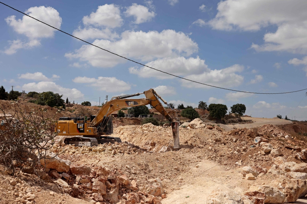 Israeli settlements in occupied territories are illegal under international law. — AFP pic