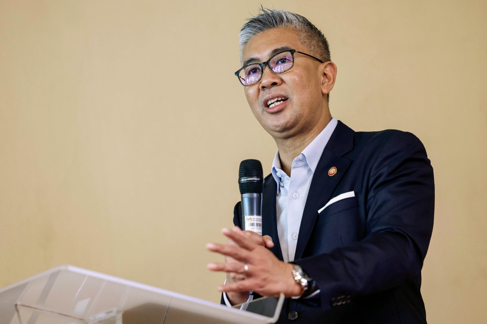 Investment, Trade and Industry Minister Datuk Seri Tengku Zafrul Tengku Abdul Aziz says the Electric Motorcycle Use Scheme, which offers a RM2,400 rebate to qualified buyers for the purchase of electric motorcycles, will be launched tomorrow. ― Bernama pic