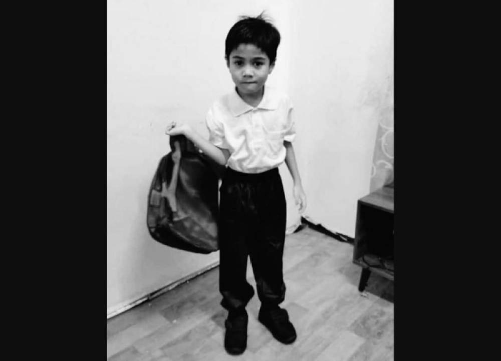 Zayn Rayyan Abdul Matiin, who was reported missing since Tuesday afternoon, was found dead in a stream about 200 metres from his home at Idaman Apartments, Damansara Damai at 10pm yesterday, by a group of residents who had assisted in the search operations. — Picture from social media  