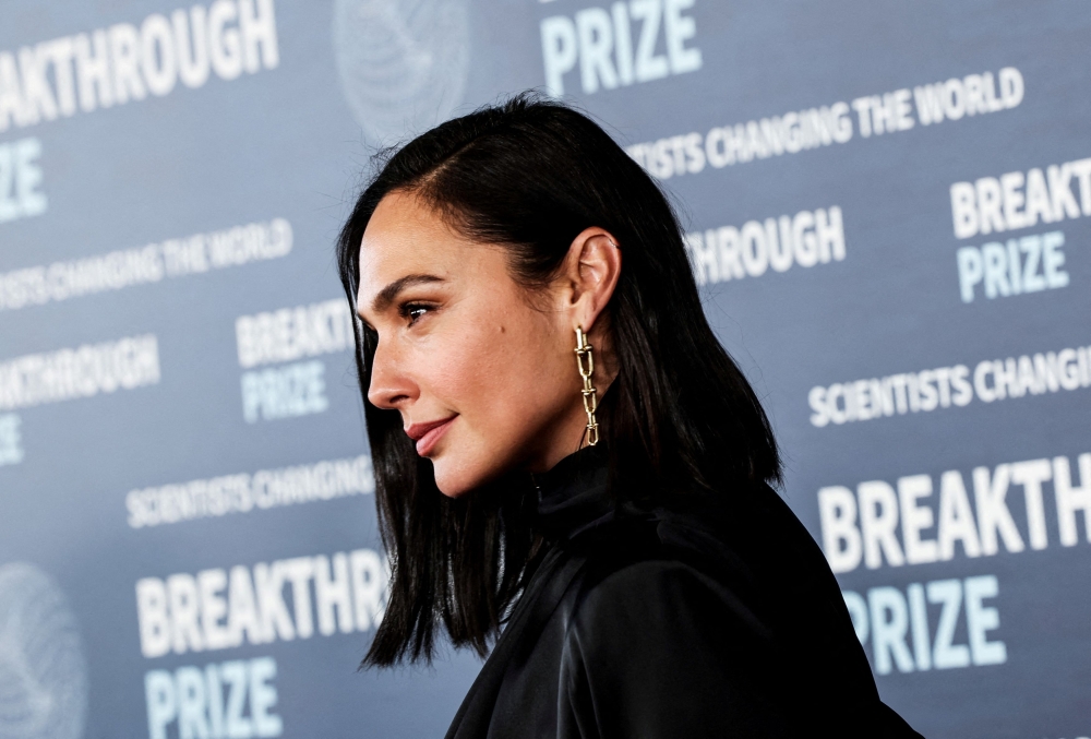 Wonder Woman actress Gal Gadot, an Israeli, had signed an open letter thanking US President Joe Biden for supporting the Jewish people and calling for the release of all hostages held by Hamas. — Reuters pic