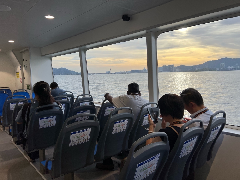 Passengers at the Penang Bridge Sunset Cruise will be able to catch the sunset at sea. — Picture by Opalyn Mok