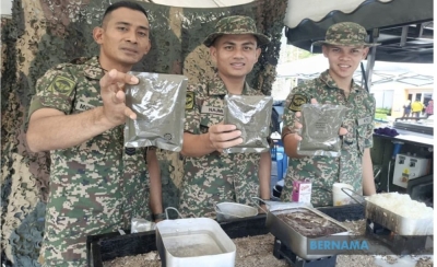 Malaysian army rations a crowd favourite at Madani govt one-year anniversary programme