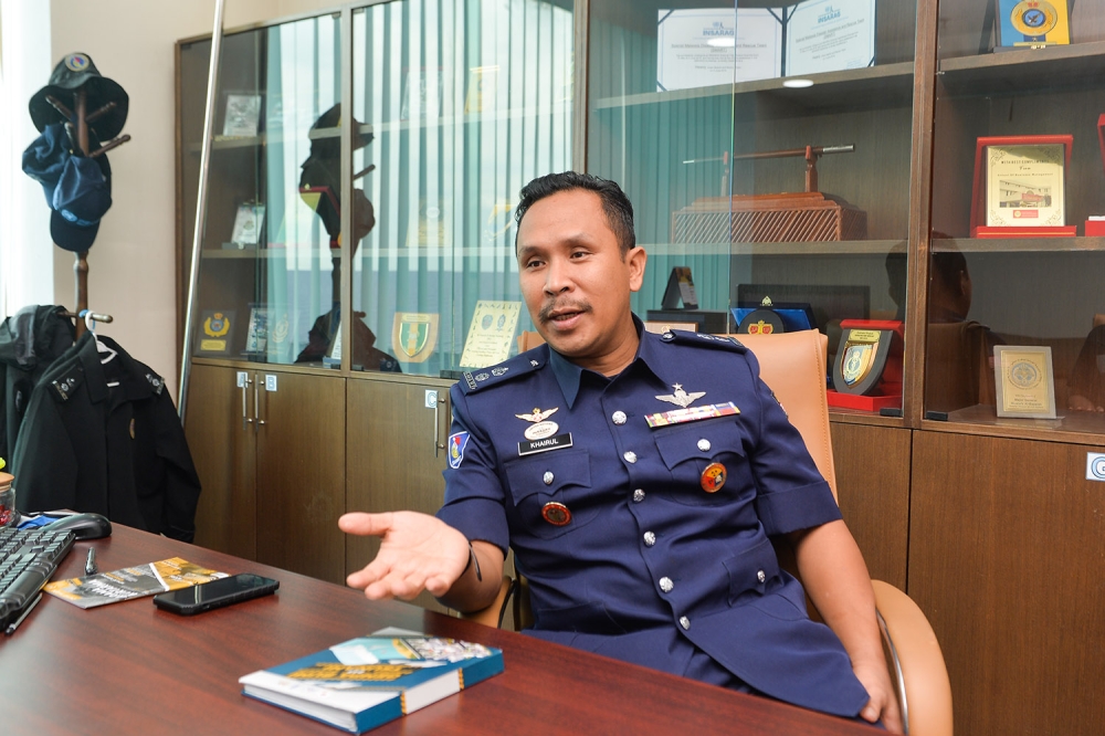 Special Malaysia Disaster Assistance and Rescue Team (SMART) commander Mohd Khairul Jamil. — Picture by Miera Zulyana