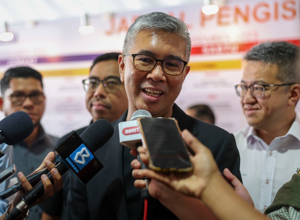 Investment, Trade and Industry Minister Datuk Seri Tengku Zafrul Abdul Aziz said he believed that EVs would be the catalyst for the growth of Malaysia’s manufacturing industry exports. — Bernama pic 