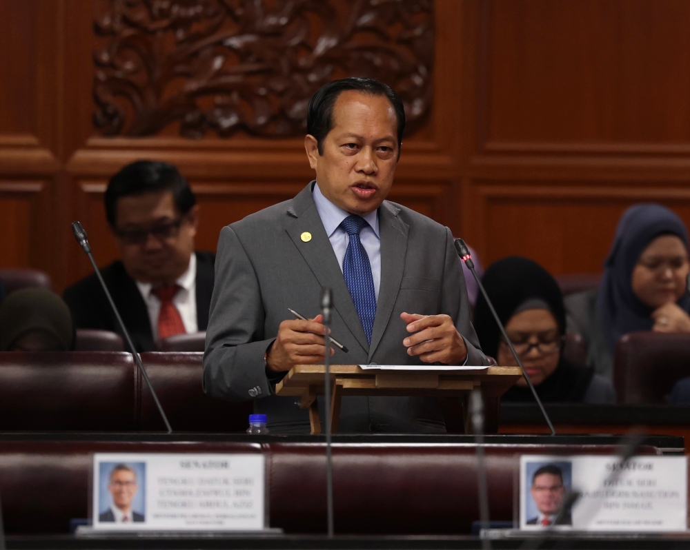 Datuk Seri Ahmad Maslan said more than 30 industry-related companies including from China, Japan, South Korea, Europe, and local companies have expressed interest to be involved in the HSR project. — Bernama pic    