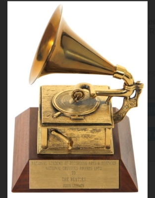Snubbed by John Lennon, Grammy statue expected to fetch RM2.3m when it is auctioned