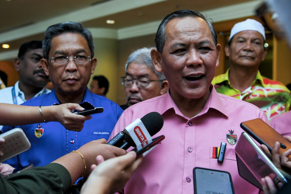 Negeri Sembilan Menteri Besar Datuk Seri Aminuddin Harun said TAPS Linggi would serve as a reserve for raw water supply to the Sungai Linggi Water Treatment Plant (LRA) in case of pollution in the river in the future. — Bernama pic