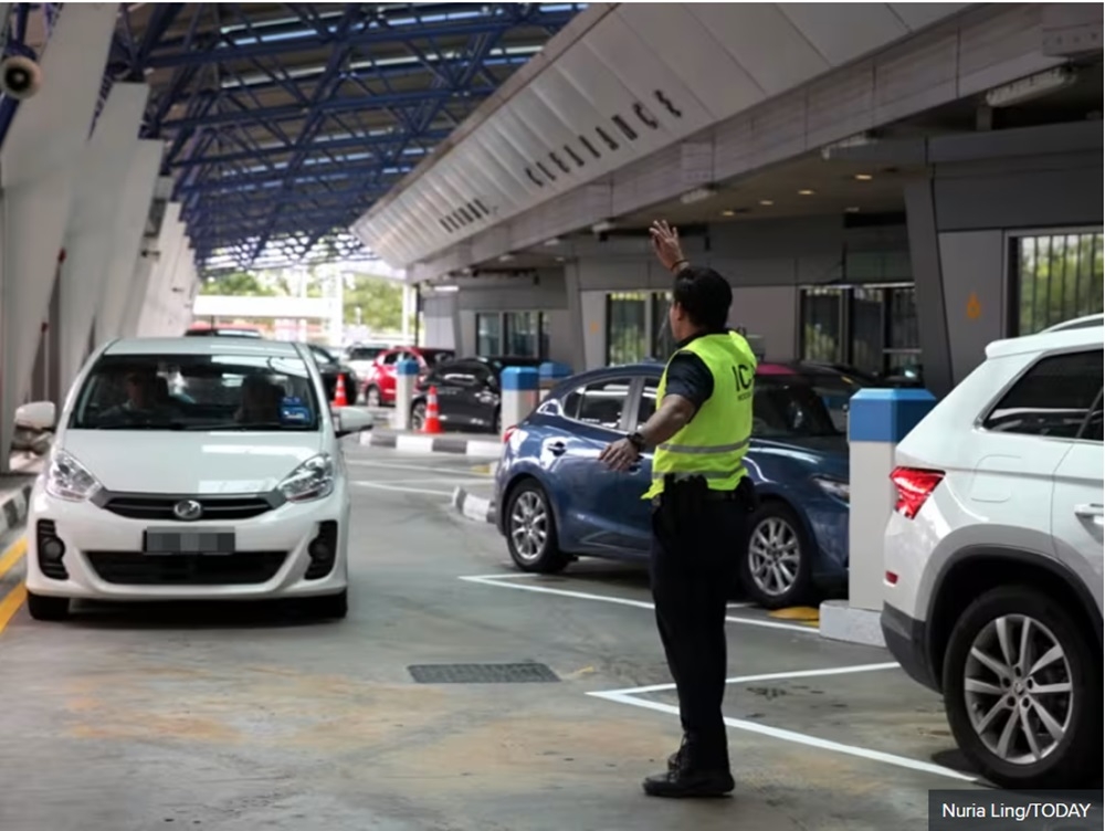 A 38-year-old man has been arrested for allegedly causing hurt by a rash act in an incident at Woodlands Checkpoint. — TODAY pic 