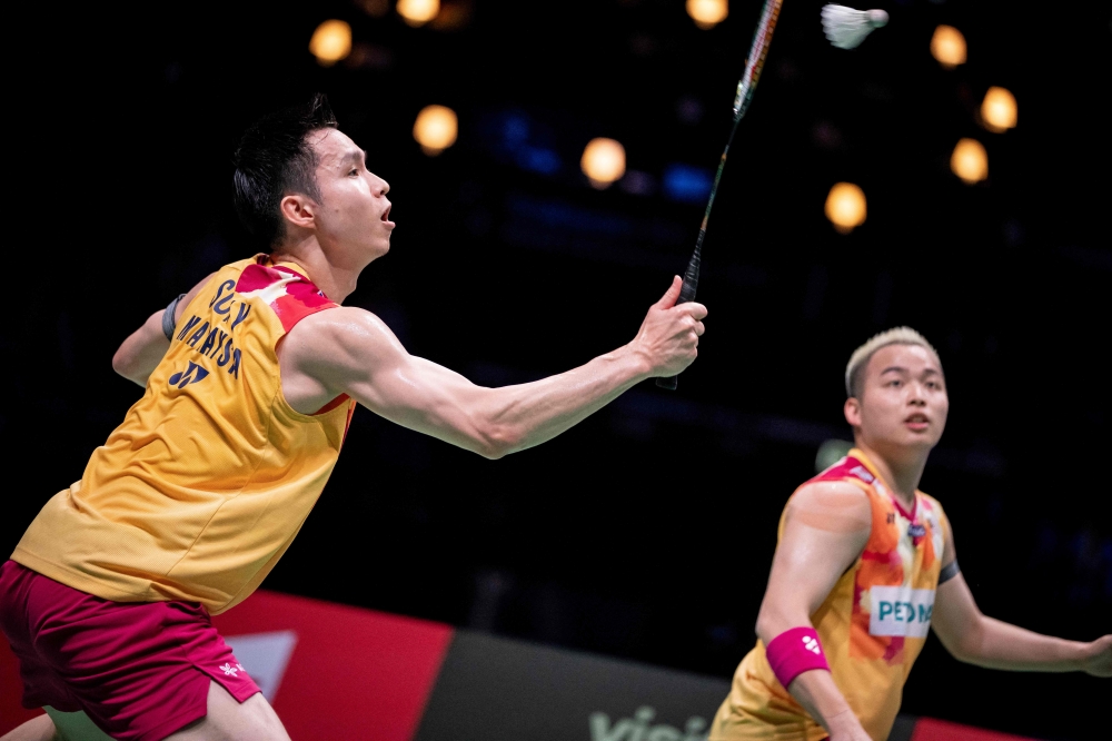 In today’s match against Yu Chen-Xuan Yi, the Malaysians did well to take the first game 21-18 and even led for a while in the second before succumbing 18-21 at the Hangzhou Olympic Sports Centre. — Mads Claus Rasmussen/Ritzau Scanpix handout pic via AFP