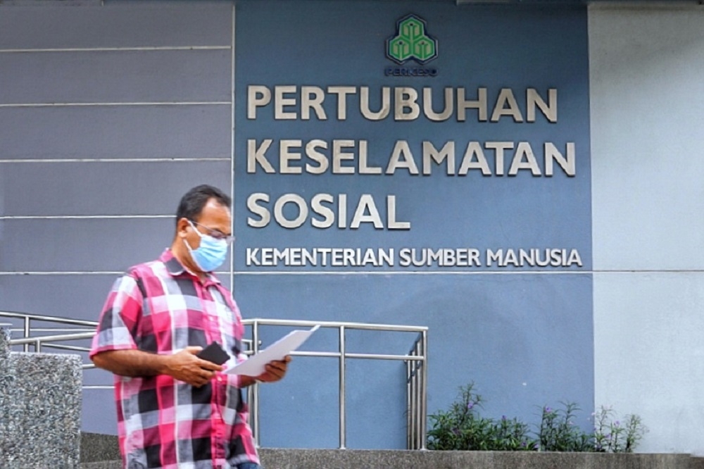 On December 8, news emerged that Socso suffered an intrusion resulting the loss of contributors’ private information including their full name, MyKad number, race, gender, blood type, address, phone number, email address, salary, employer code, business name and emergency contact. — Picture by Ahmad Zamzahuri