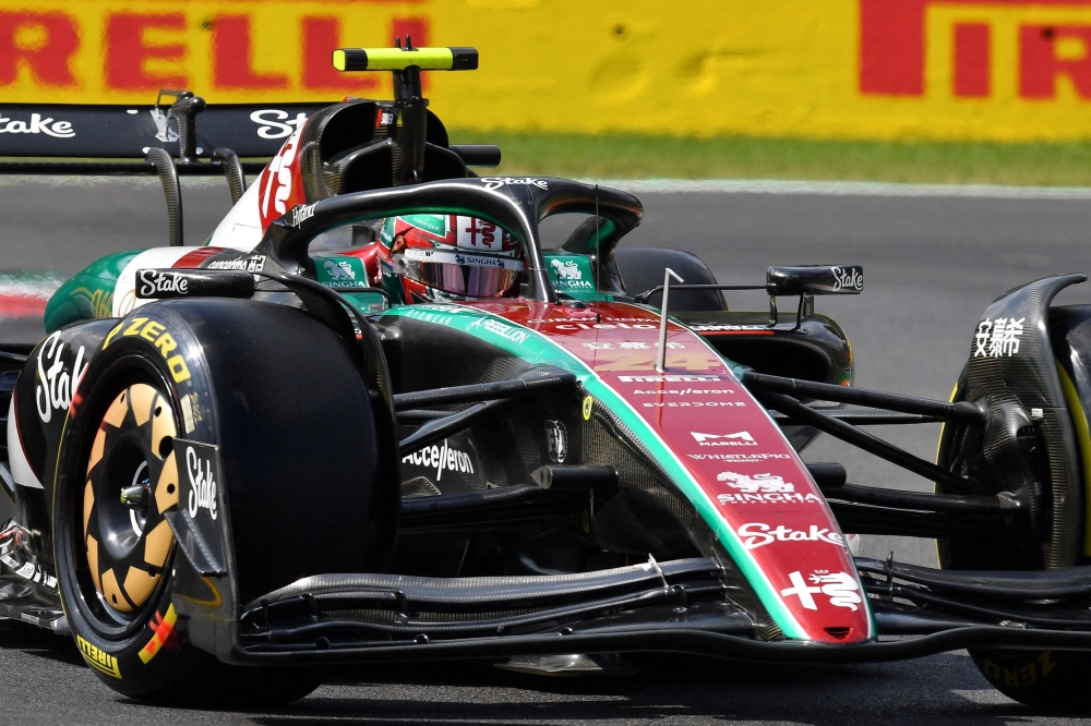 Zhou Guanyu and Valtteri Bottas will remain the team’s two drivers next year and their cars will continue to be powered by Ferrari until the arrival of Audi in 2026. — Reuters pic