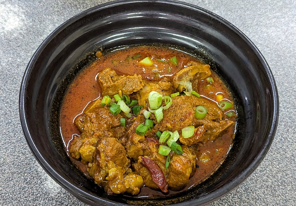 Curry pork ribs are a great side order.