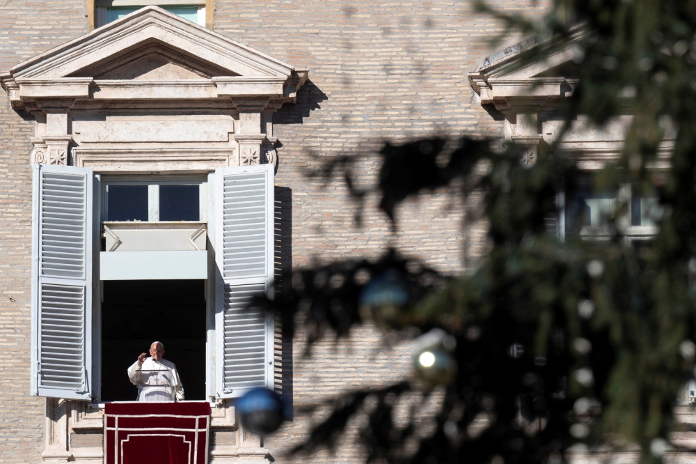 On a post the platform X, Italian Prime Minister Giorgia Meloni sent greeting to the pope and thanked him for his 'deep commitment to peace'. — Vatican Media handout via Reuters