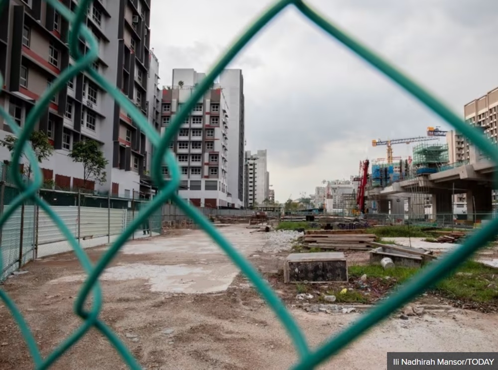 The construction works in Tengah estate on December 15, 2023. — TODAY pic 