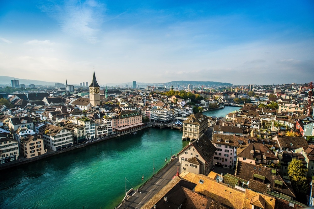 Zurich, Switzerland, is the European city with the most satisfied residents in Europe. — ETX Studio pic
