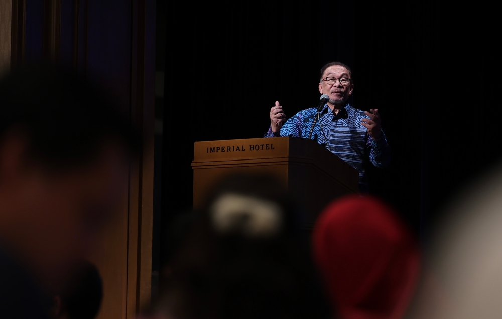 Prime Minister Datuk Seri Anwar Ibrahim says he is deeply affected upon receiving news of Sulaiman’s death while still in Tokyo, Japan for a work visit. — Bernama pic