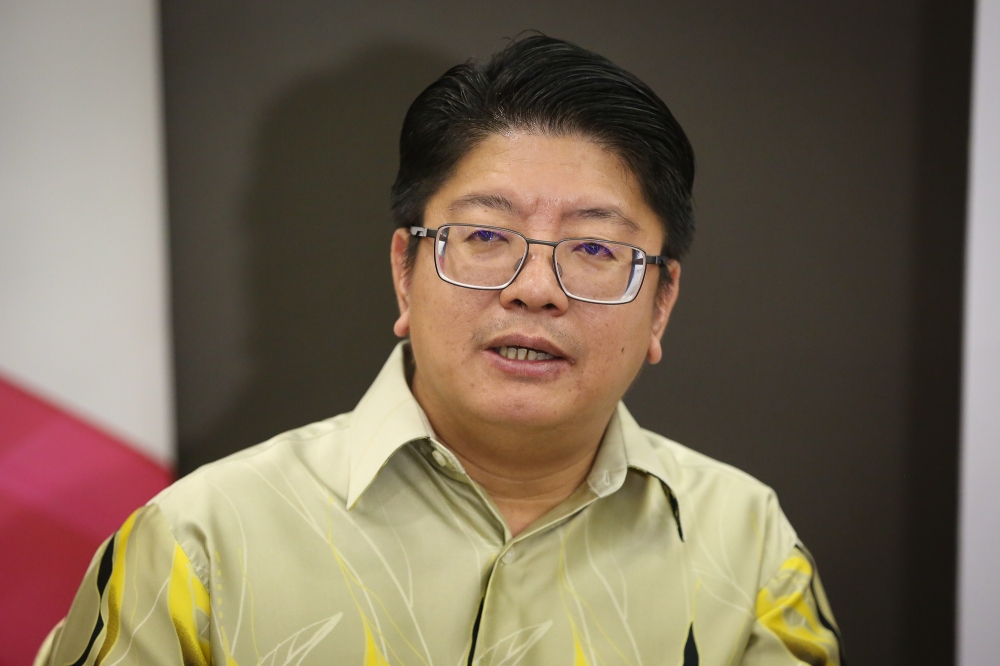 Upko president Datuk Ewon Benedick, who is also the minister of entrepreneur development and cooperatives, said the proposed mechanism framework took into account technical issues related to the availability of data related to the collection of federal revenue in Sabah since 1974, aiming for a more practical and forward-moving approach. — Picture by Yusof Mat Isa