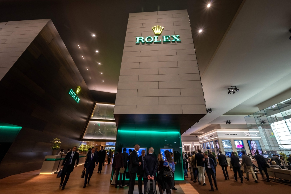 Given that Rolex had imposed the online sales ban for more than 10 years, the regulator imposed the fine equivalent to US$100.5 million. — AFP pic