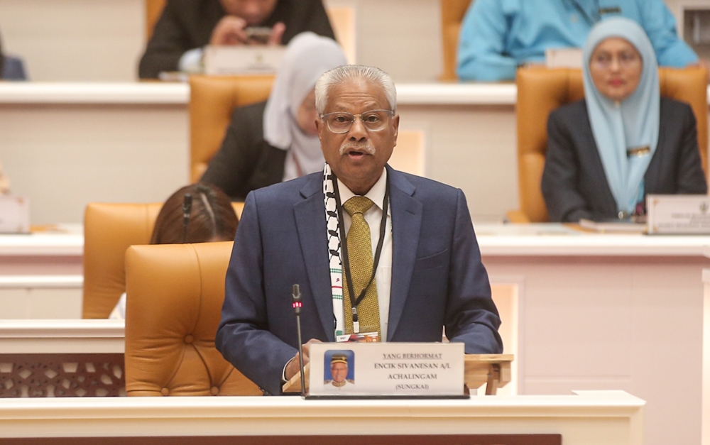 State Human Resources, Health, Indian Community Affairs and National Integration Committee chairman A. Sivanesan expressed his concern that the current movement of the people in conjunction with the school holiday and the festive season would contribute to an increase in cases in the state. — File picture by Farhan Najib