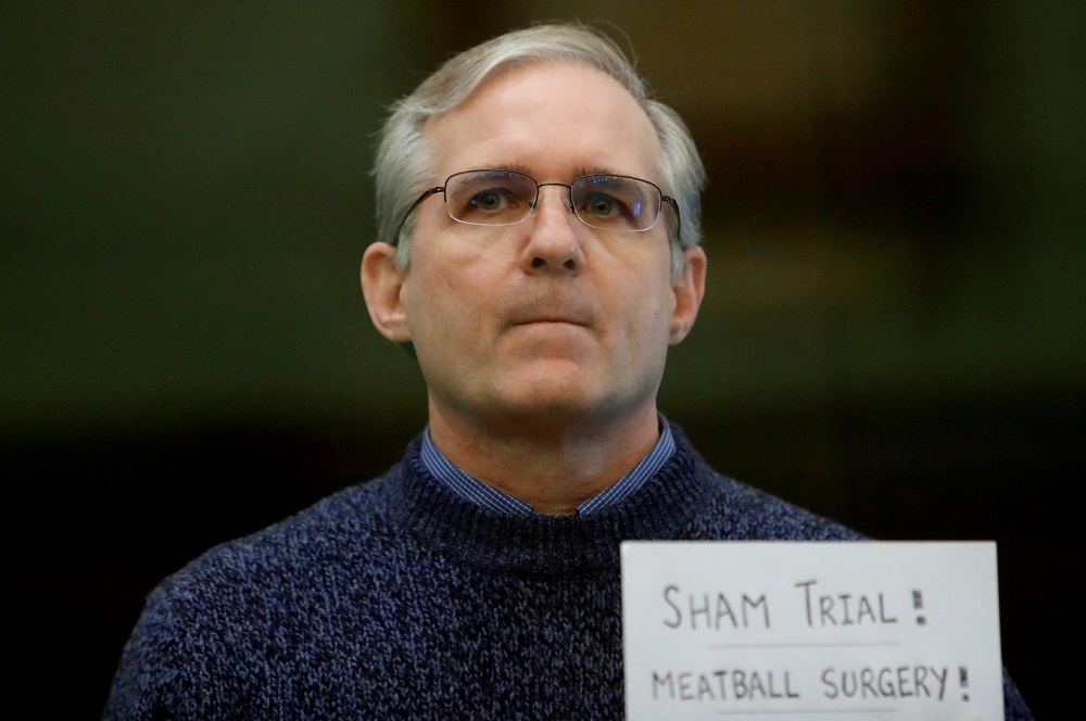 Paul Whelan was arrested by the Federal Security Service (FSB) in a room in Moscow's Metropol Hotel on December 28, 2018. ― Reuters file pic