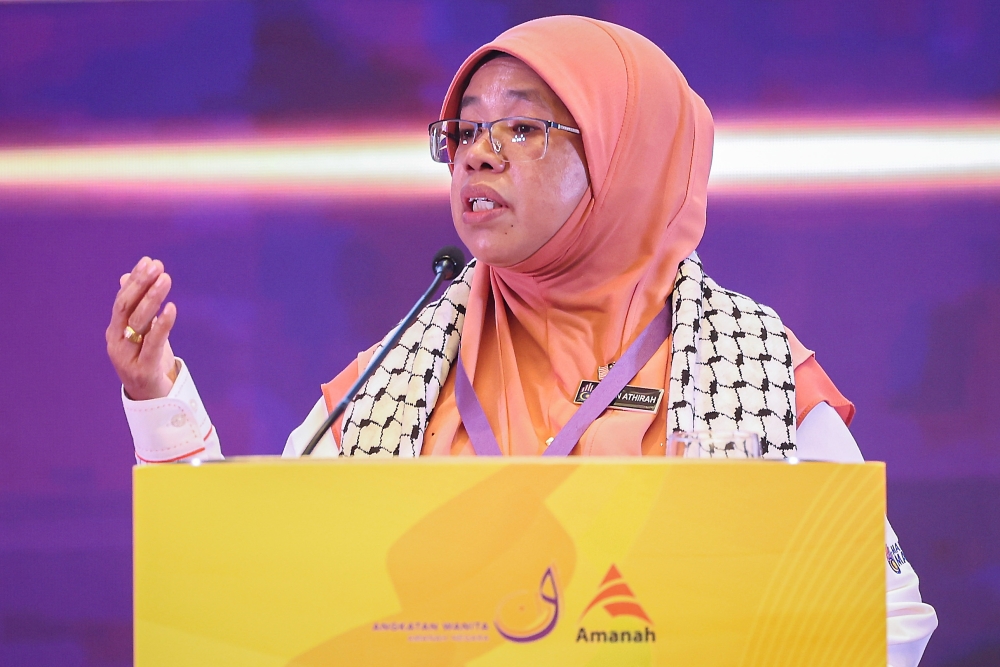 Amanah Negara Women’s Wing (Awan) chief Datuk Aiman Athirah Sabu said second-generational gender bias is more subtle and is not always intentional, in contrast to outright and intentional discrimination by the first generation. — Bernama pic 