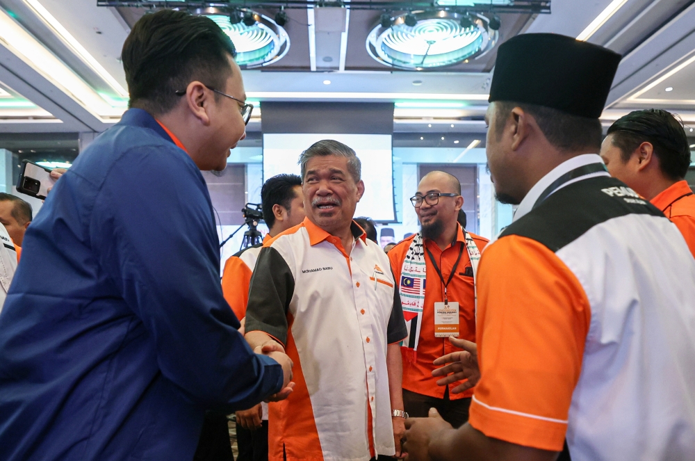 Much interest surrounds Datuk Seri Mohamad Sabu as he will be entering his final term as Amanah president if re-elected. — Bernama pic 