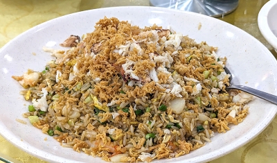 A RM98 fried rice at Kepong’s Xigong Seafood Restaurant that’s worthy of a celebration