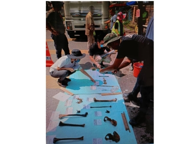 Sibu cops find human skeletal remains in drain at Jalan Bukit Assek