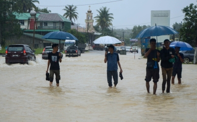 Warning of dangerous level continuous heavy rain in Kelantan, Terengganu until tomorrow