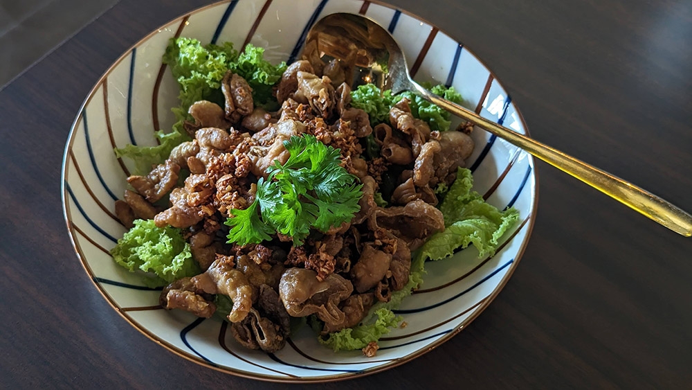 Crunchy Entrails are a great snack here.