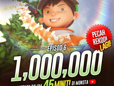 Malaysian animated series ‘BoBoiBoy Galaxy’ garners one million views for arc finale within 45 minutes on YouTube