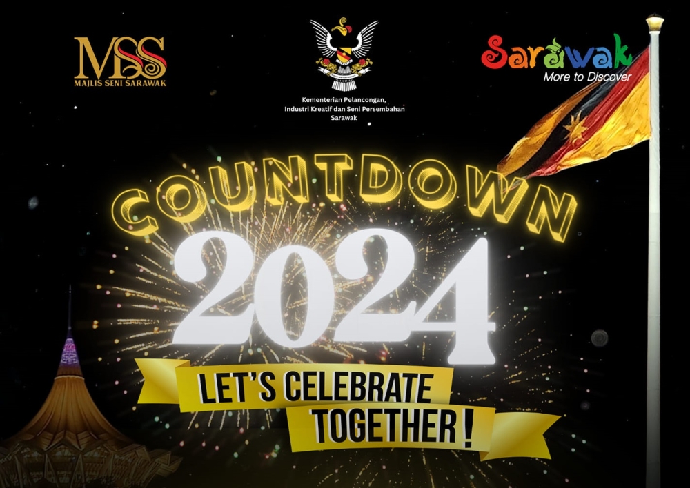 Sarawak will be counting down to the new year with a mega concert and a launch of the country’s tallest flagpole. — Picture via Facebook/msssacswk