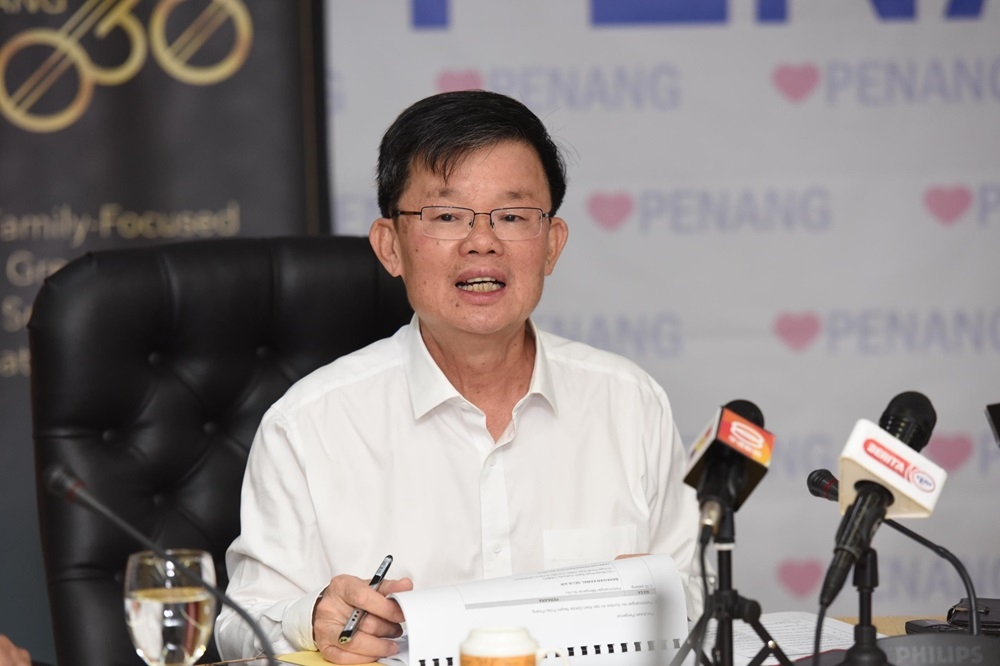 Penang must continue to lead, inspire and contribute to the well-being of all Malaysians based on the Malaysia Madani values and principles of the Unity Government, said Chief Minister Chow Kon Yeow. — File picture by Opalyn Mok