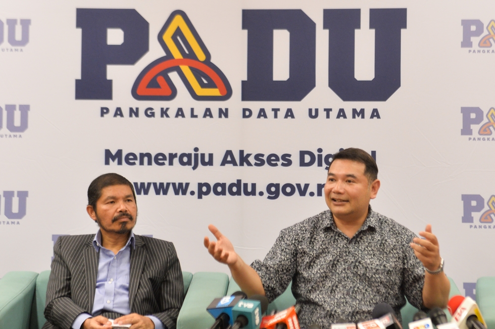 Prime Minister Datuk Seri Anwar Ibrahim will be launching the Central Database Hub (Padu) tomorrow. — Picture by Miera Zulyana