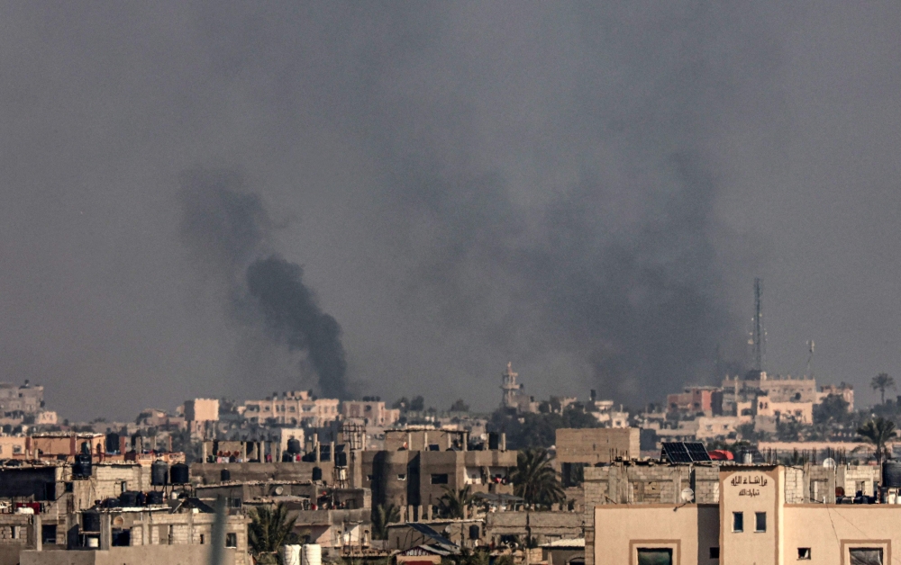 Nearly three months of conflict have claimed almost 22,000 lives in Gaza, according to the Hamas-run health ministry, and devastated much of the besieged territory. ― AFP pic